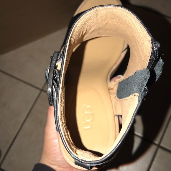 Women’s UGG CLAUDETTE Leather heels 8.5 SALE💕 - Picture 5 of 8